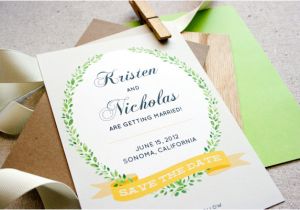 Diy Save the Date Cards Templates Diy Wedding Invitations Our Favorite Free Templates
