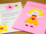 Diy Thank You Card for Teacher How to Make A Homemade Teacher S Day Card 7 Steps with