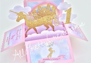 Diy Unicorn Pop Up Card A Personal Favorite From My Etsy Shop Https Www Etsy Com