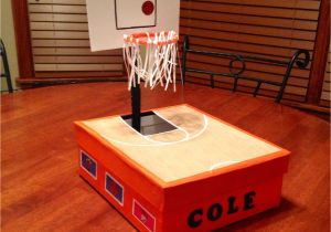 Diy Valentine S Day Card Box Basketball Valentine S Box with Images Boys Valentines