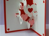 Diy Valentines Pop Up Card Diy Valentine Heart Collage Pop Up Card 10 Custom Bathtub