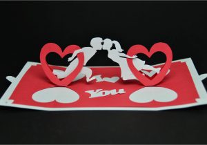 Diy Valentines Pop Up Card Valentine S Day Pop Up Card Twisting Hearts Tutorial