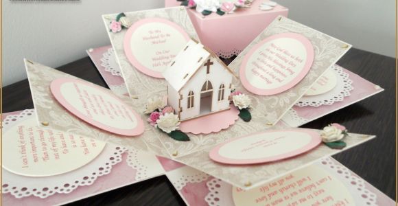 Diy Wedding Card Box Michaels Wedding Exploding Box Card with Burlap Church theme