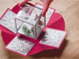 Diy Xmas Pop Up Card Holiday Exploding Box Card Exploding Box Card Diy
