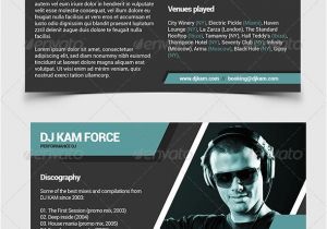 Dj Biography Template 15 Best Images About Dj Press Kit and Dj Resume Templates