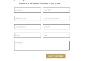 Dj Booking Email Template Sj Booking form Download Responsive Joomla Module