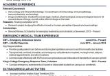 Dmlt Student Resume Medical Student Resume Example Sample