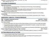 Dmlt Student Resume Medical Student Resume Example Sample