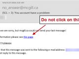 Do Not Reply to This Email Template Security Warning Phishing Malicious attachments It