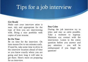 Do You Bring A Resume to A Job Interview Job Interview
