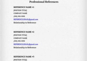 Do You Need A Resume for A Job Interview Resume Reference Page Task List Templates