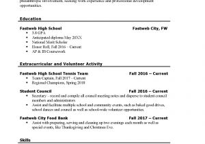 Do You Need A Resume for Your First Job Interview First Part Time Job Resume Sample Fastweb