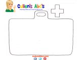 Doctor Bag Craft Template Doctor S Bag with Red Cross Pattern Http Online