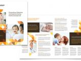 Doctor Brochure Template Free Pediatric Doctor Brochure Template Design