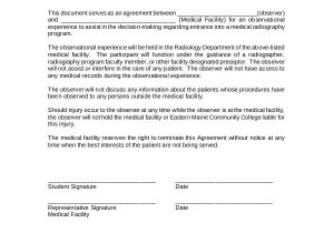 Doctor Patient Contract Template Client Confidentiality Policy Sample Templates Resume