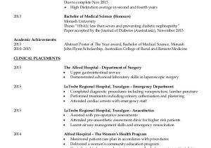 Doctor Resume format Word Resume for Doctors Resume Sample