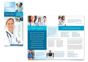 Doctor's Office Brochure Template Medical Billing Coding Tri Fold Brochure Template Word