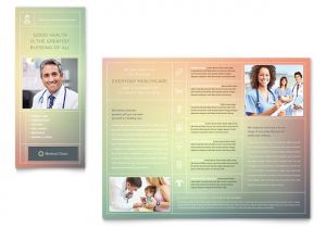 Doctor's Office Brochure Template Medical Clinic Brochure Template Design