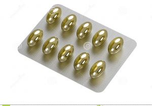 Does Blank Card Work with Pills Capsules with Vitamins In the Package Fish Fat Vitamin E
