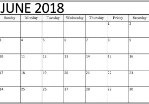 Does Word Have A Calendar Template June 2018 Calendar Word Printable