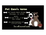 Dog Business Card Templates Free Pet Care Business Card Templates Zazzle