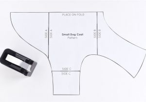 Dog Coat Template Free Sewing Pattern for A Warm Weatherproof Dog Coat