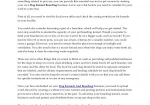 Dog Daycare Business Plan Template Dog Daycare Business Plan Business Plan Template