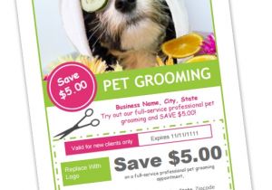 Dog Grooming Flyers Template Dog Grooming Business Templates