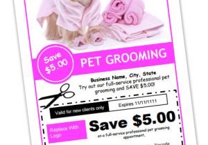 Dog Grooming Flyers Template Dog Grooming Business Templates