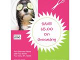 Dog Grooming Flyers Template Dog Grooming Coupon Flyer Zazzle Com