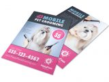 Dog Grooming Flyers Template Mobile Pet Grooming Flyer Template Mycreativeshop