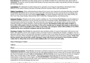 Dog Sitting Contract Template top Pet Sitting Contract Templates Free to Download In Pdf
