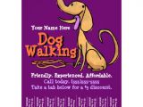 Dog Walker Flyer Template Free Dog Walking Advertising Promotional Flyer Zazzle