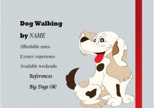 Dog Walker Flyer Template Free Free Templates Dog Walking Dog Walking Flyer Certificate