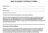 Dog Walking Contract Template Dog Walking Contract Template Sampletemplatess