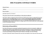 Dog Walking Contract Template Dog Walking Contract Template Sampletemplatess