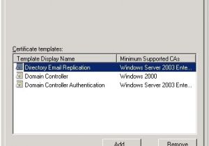 Domain Controller Certificate Template Open A socket Blog Archive Replacing Legacy Domain