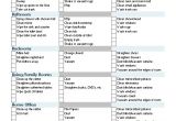 Domestic Cleaning Schedule Template Cleaning Schedule Template Printable House Cleaning