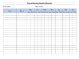 Domestic Cleaning Schedule Template Schedule Word Templates Free Word Templates Ms Word
