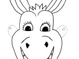 Donkey Face Mask Template Animal Mask Template Animal Templates Free Premium
