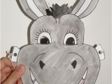 Donkey Face Mask Template Donkey Mask