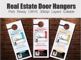 Door Hanger Flyers Template Free 20 Creative Door Hanger Designs Free Premium Templates