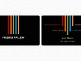 Double Sided Business Card Template Photoshop Double Sided Business Card Template Freebies Gallery