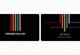 Double Sided Business Cards Template Word Free Double Sided Business Card Template Freebies Gallery
