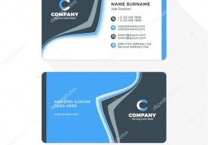 Double Sided Business Cards Template Word Free Doublesided Business Card Template Freebies Gallery