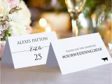 Double Sided Place Card Template Double Sided Place Cards with Meal Icons Wedding