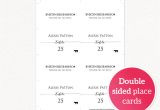 Double Sided Place Card Template Hashtag Place Cards Wedding Templates and Printables