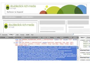 Doubleclick Rich Media Templates 6 2 Use the Chrome Inspector to Troubleshoot Live issues