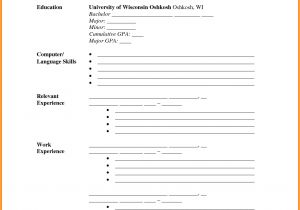 Download Free Blank Resume Templates 8 Blank Basic Resume Templates Professional Resume List