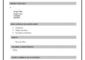 Download Simple Resume format for Job Resume Sample formats Download 2 Page Resume 1 Www